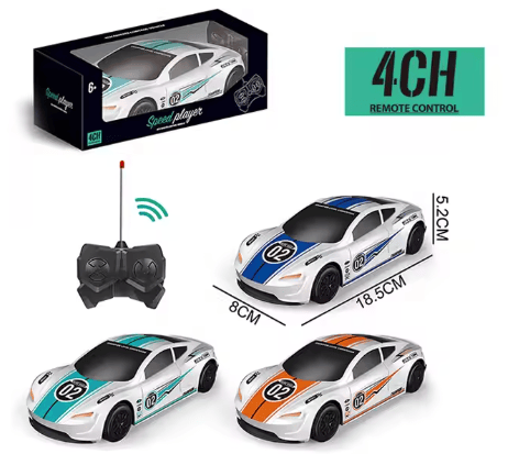 Rc Remote Control Car Toy 4 Function Small Sport Cars and Trucks
